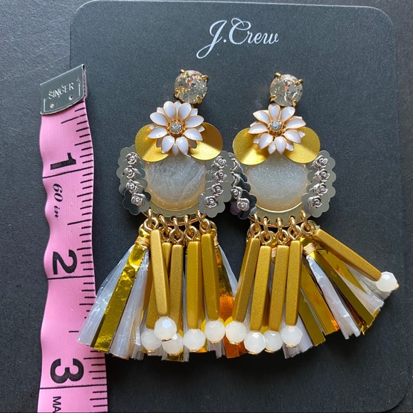 J. Crew fringe raffia earrings - Picture 4 of 5